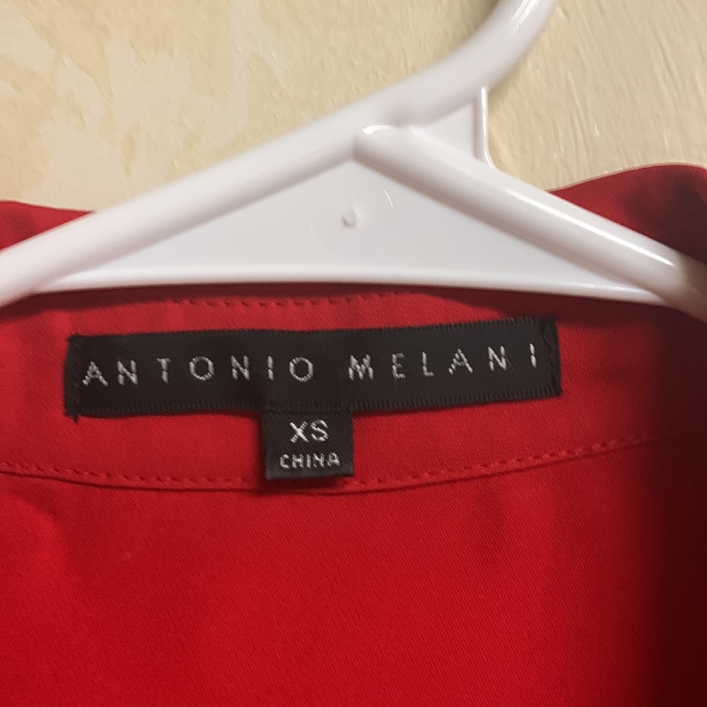 Antonio Melani silk tie blouse XS - Picture 4 of 5